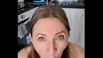 Busty stepmother helps stepson learn about sex