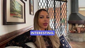 Hot latina pov blowjob and rimming during casting cum in mouth