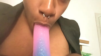 I'll suck this dildo like it's you