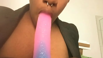 I'll suck this dildo like it's you