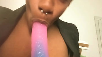 I'll suck this dildo like it's you I'll suck this dildo like it's you