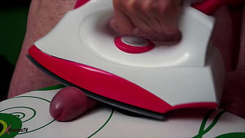 Xdreamstv holly's cum on ironing board handjob