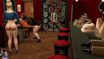 Too many blondes fucked in bar