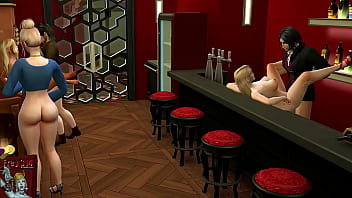 Too many blondes fucked in bar