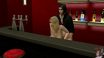 Too many blondes fucked in bar