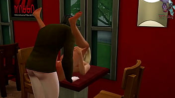 Too many blondes fucked in bar