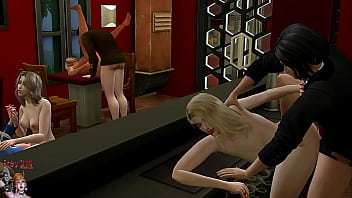 Too many blondes fucked in bar
