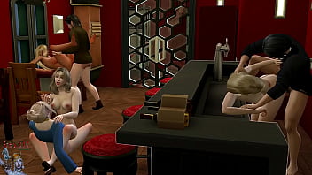 Too many blondes fucked in bar