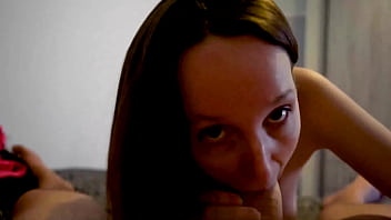 Smoking and swallowing cum