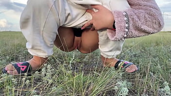 Public pissing compilation in nature a road trip pov