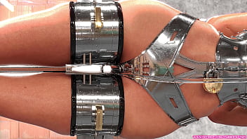 Metal bondage by a cruel sister 3d bdsm comic animation