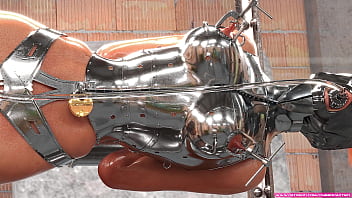 Metal bondage by a cruel sister 3d bdsm comic animation