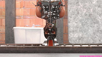 Metal bondage by a cruel sister 3d bdsm comic animation