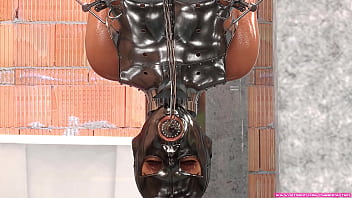 Metal bondage by a cruel sister 3d bdsm comic animation