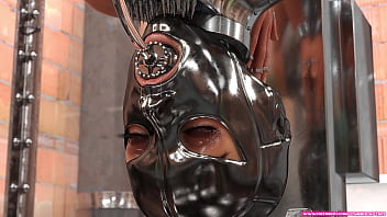 Metal bondage by a cruel sister 3d bdsm comic animation