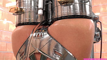 Metal bondage by a cruel sister 3d bdsm comic animation