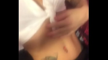 Slut wife mom teen blonde sexy plays with pussy