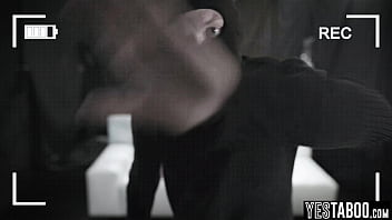 Cunning horny boyfriend asks gf's stepdad for ransom by fucking her on tape