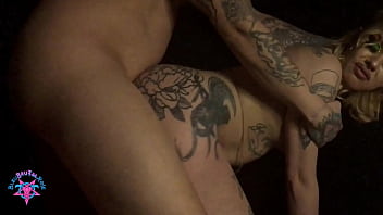 Bleubrutalrose boot camp hot slutty blonde pawg milf with tattoos getting fucked hard after sucking a huge big cock and having her ass and pussy eated