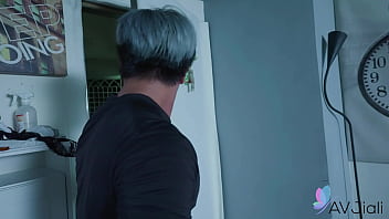 Asian slut fucked by the landlord to pay the bill