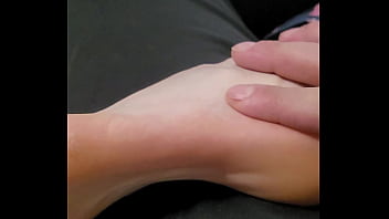 After a foot massage my stepsister wanted to take my dick to her mouth she love my dick cum in her mouth