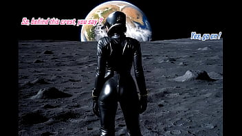 Beautiful Ginger Milf In A Black Leather Catsuit Blowing A Dick In A Spacetruck On Moon Surface Ai Illustrated Leather Porn Dream thumbnail