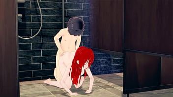 Me and my girlfriend in bathroom