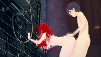 Me and my girlfriend in bathroom