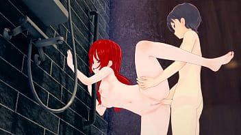 Me and my girlfriend in bathroom