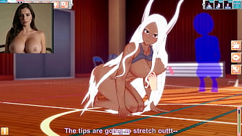 Coneja my hero acdemy econ ropa de gimnasia multiorgasmos