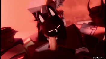 Bunny mask girl sucks dick