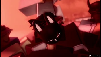 Bunny mask girl sucks dick