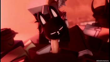 Bunny mask girl sucks dick