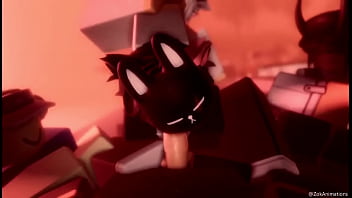 Bunny mask girl sucks dick