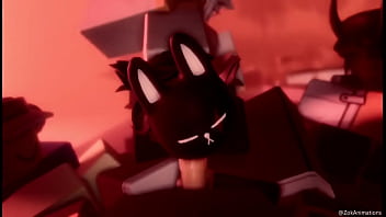 Bunny mask girl sucks dick