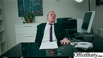 Round big tits girl candi kayne get banged in office clip18