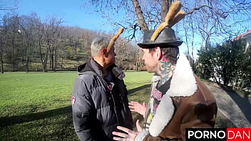 Mia trejsi’s bubble butt stuffed with two dicks in easter basket fuck