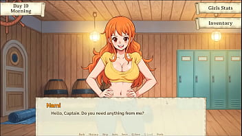 Lusty buccaneers parody hentai game ep 3 first paid blowjob for nami