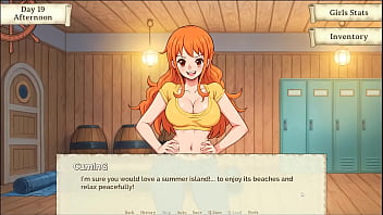 Lusty buccaneers parody hentai game ep 3 first paid blowjob for nami