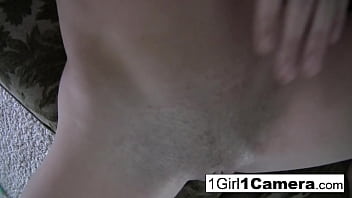 Hot Babe Rubs Her Tight Pussy thumbnail