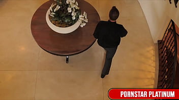 Ebony whore havana ginger fucks chad diamond's ass with a strap on