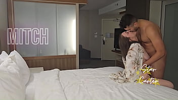 Deep throating the obnoxious hotel neighbor