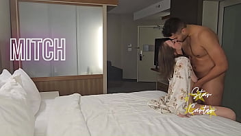 Deep throating the obnoxious hotel neighbor