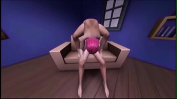 Blonde teen licks mature redheads feet & ass