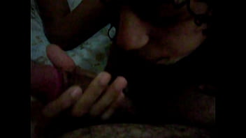 Sucking and sitting on her husband's friend