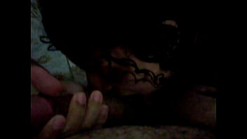 Sucking and sitting on her husband's friend