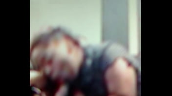 Sweet brown sugar sucking a big white cock