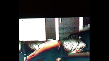 Sweet brown sugar sucking a big white cock