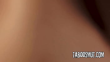 Blonde milf coach seduce a teen cheerleader into a threesome with her husband