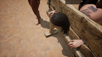 Me corro muchas veces en sus pechos y coño la dejo bien mojada y bañada en semen